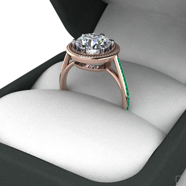 diamond-emerald-rings-18-karat-rose-gold