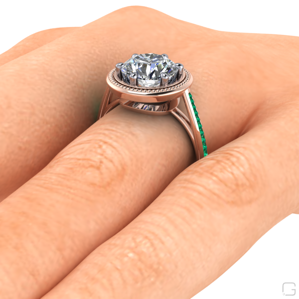 diamond-emerald-rings-18-karat-rose-gold