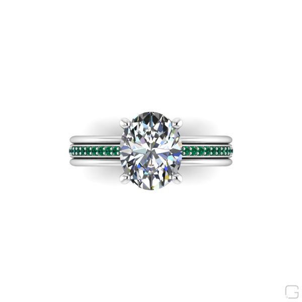 diamond-emerald-rings-18-karat-white-gold