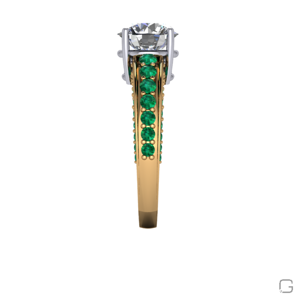 diamond-emerald-rings-18-karat-yellow-gold