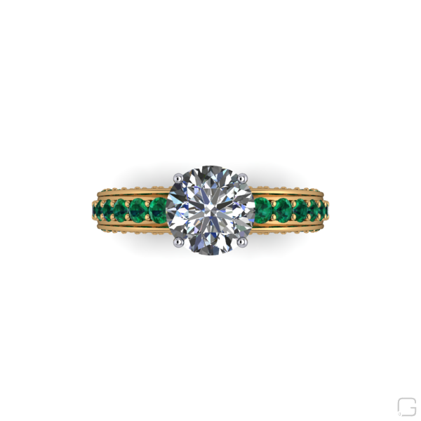 diamond-emerald-rings-18-karat-yellow-gold