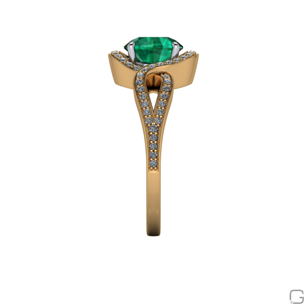 emerald-diamond-rings-18-karat-yellow-gold