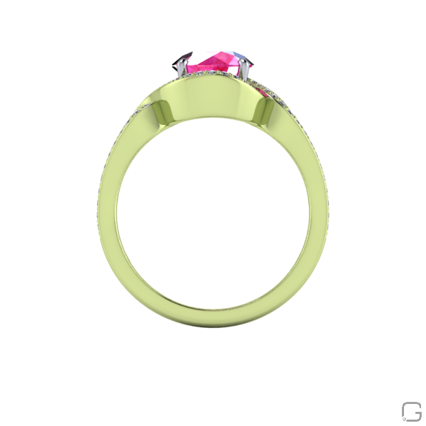 pink-sapphire-diamond-rings-14-karat-green-gold