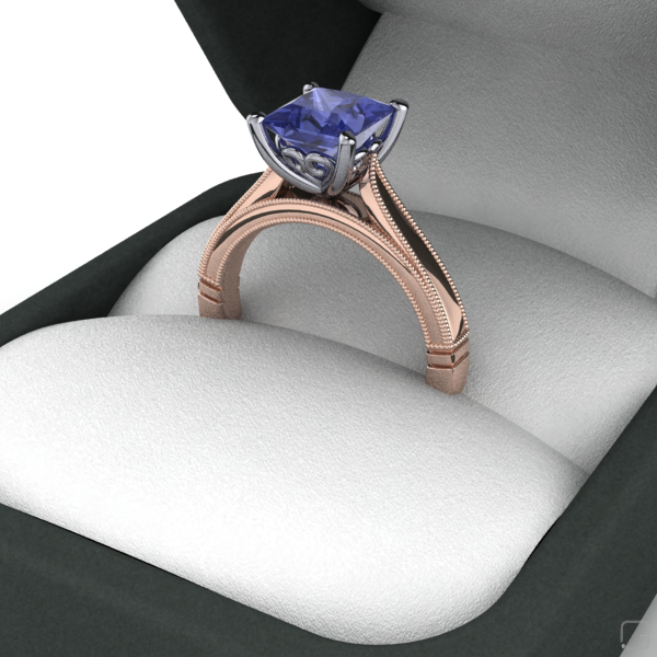 tanzanite--rings-18-karat-rose-gold