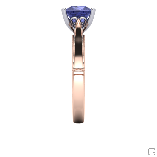 tanzanite--rings-18-karat-rose-gold