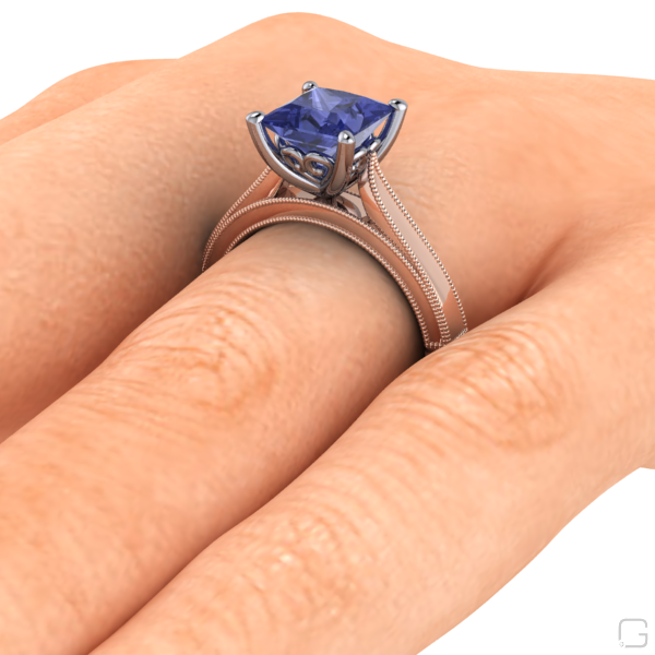 tanzanite--rings-18-karat-rose-gold