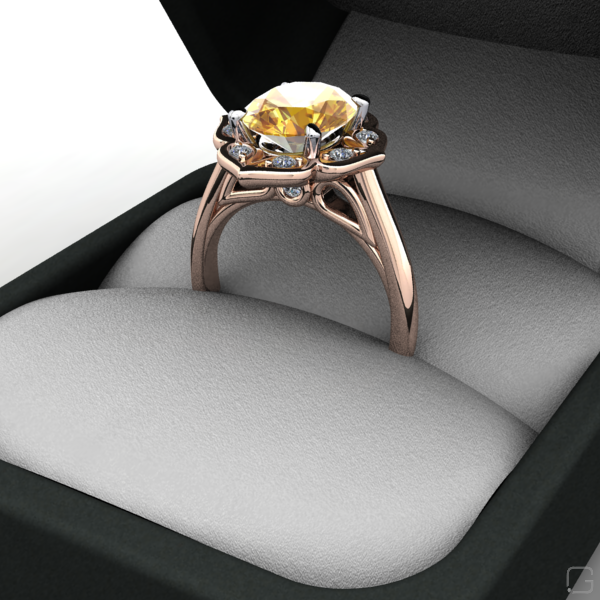 yellow-sapphire-diamond-rings-18-karat-rose-gold