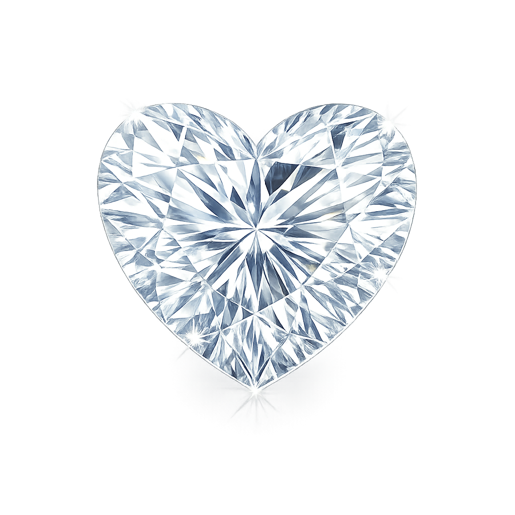 Heart diamond shape