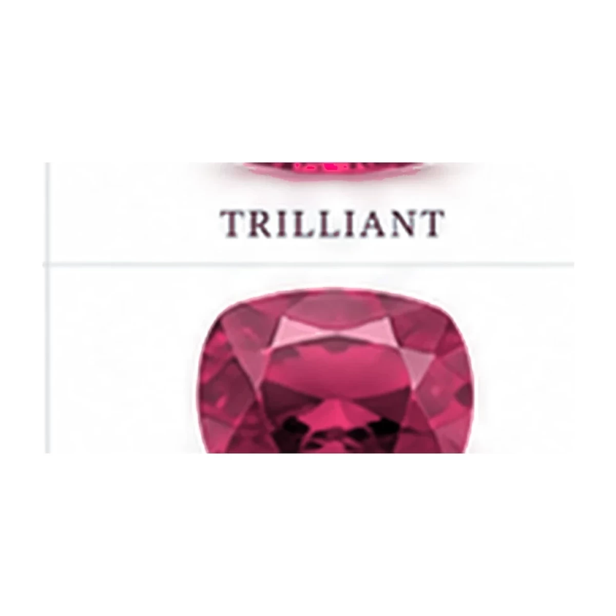 Synthetic Pink Sapphire Cushion Modified cut gemstone reference image | GemTrove
