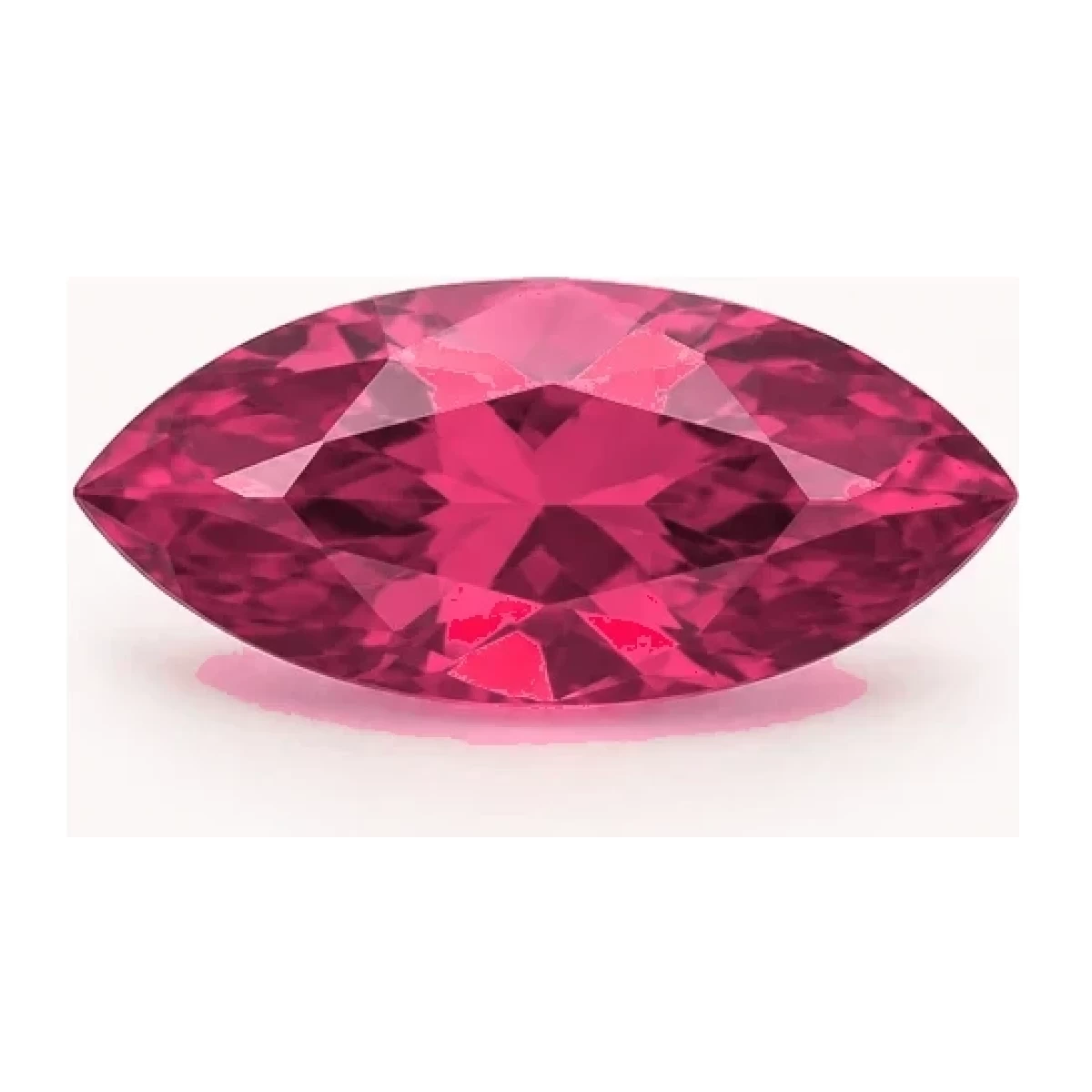 Synthetic Pink Sapphire Marquise cut gemstone reference image | GemTrove