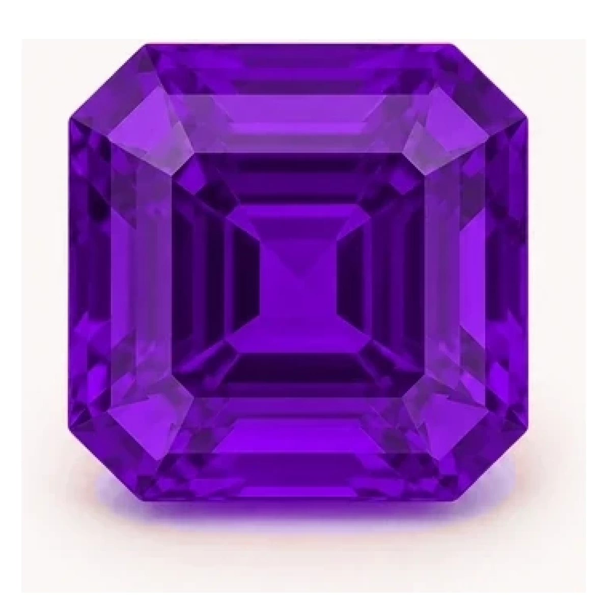 Synthetic Alexandrite Asscher cut gemstone reference image | GemTrove
