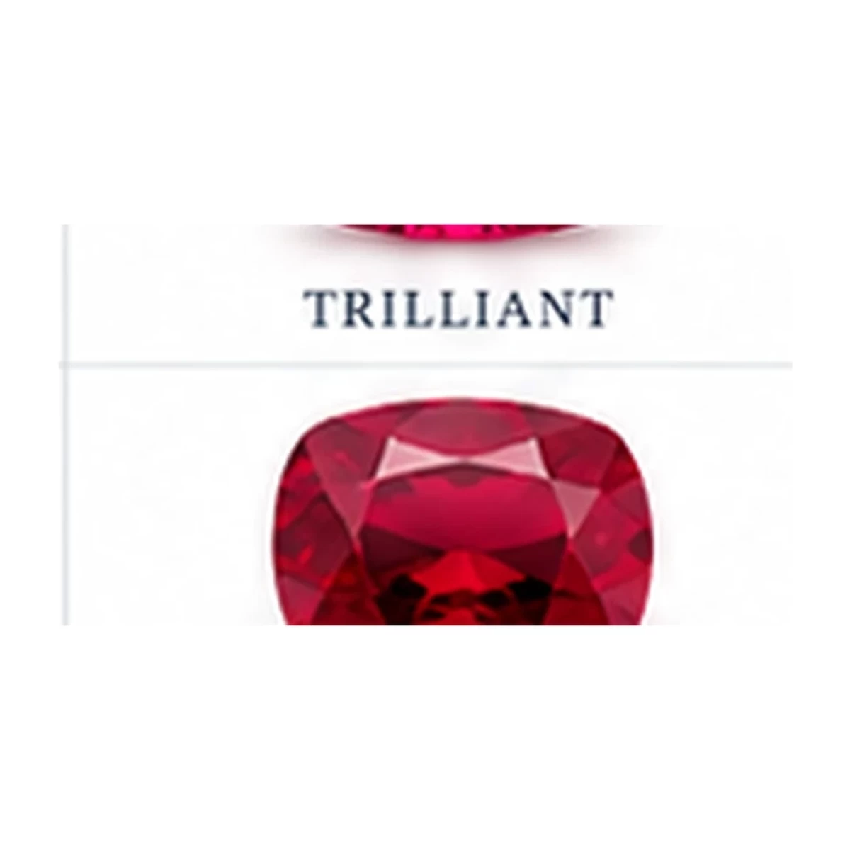Synthetic Ruby Cushion Modified cut gemstone reference image | GemTrove