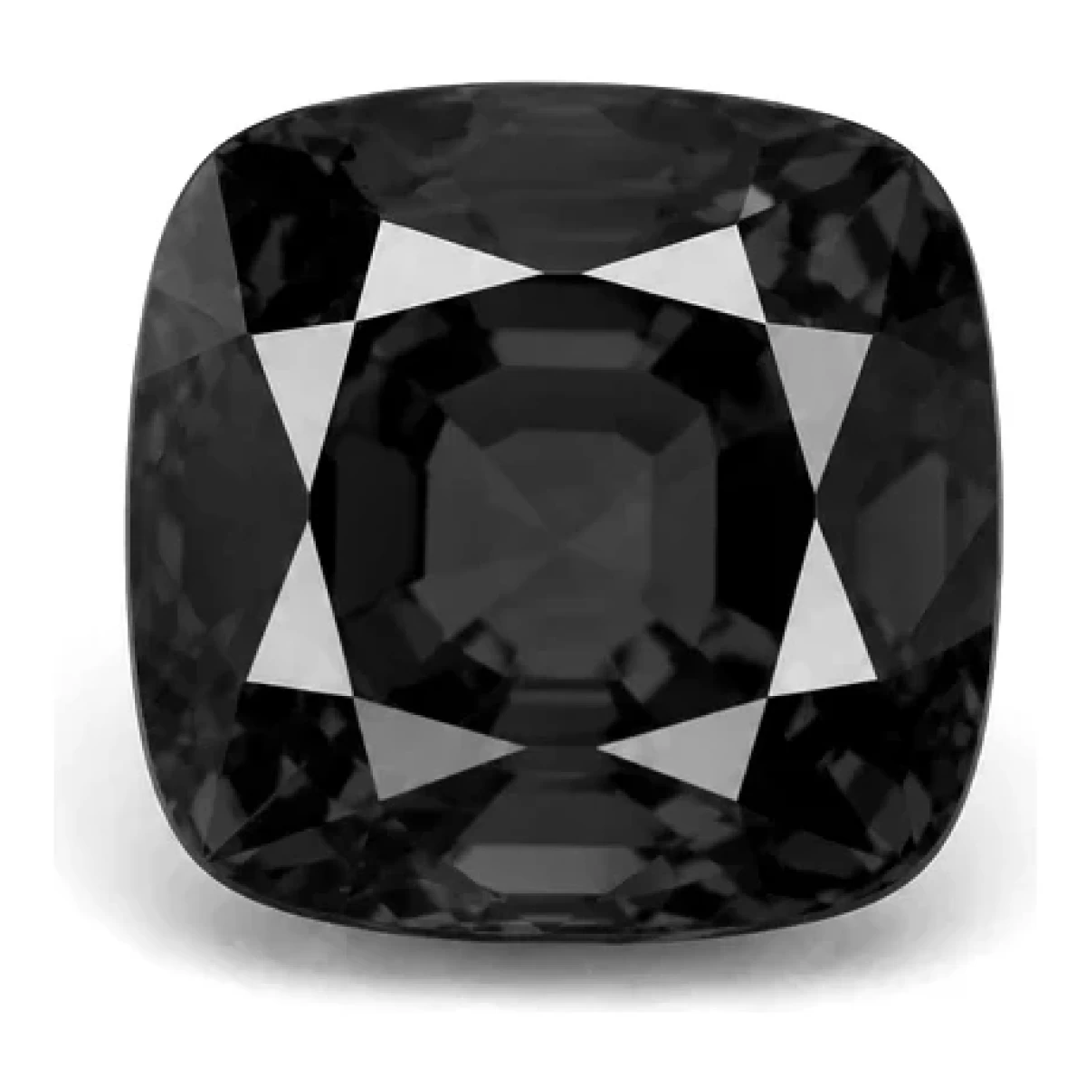 Synthetic White Sapphire Cushion cut gemstone reference image | GemTrove