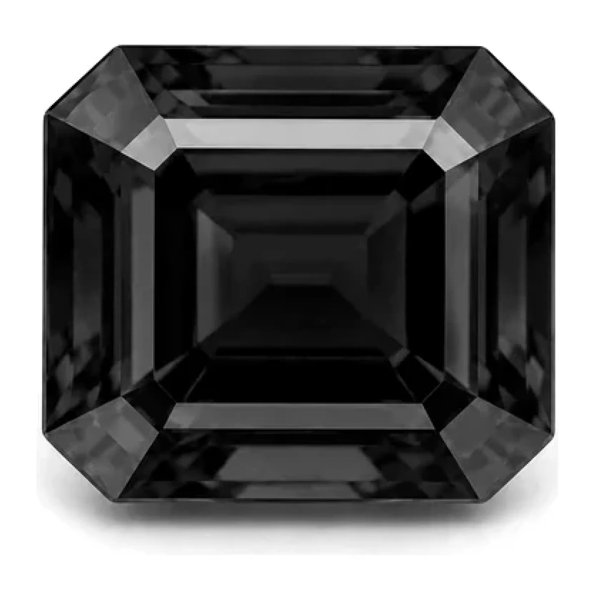 Synthetic White Sapphire Emerald Cut cut gemstone reference image | GemTrove
