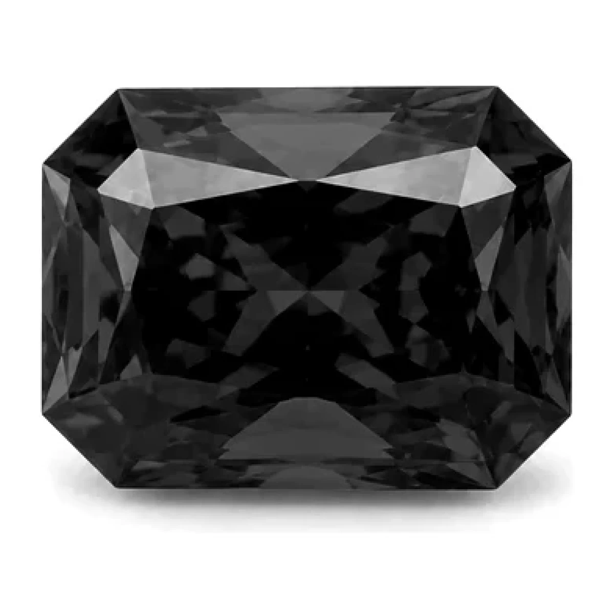 Synthetic White Sapphire Square Radiant cut gemstone reference image | GemTrove