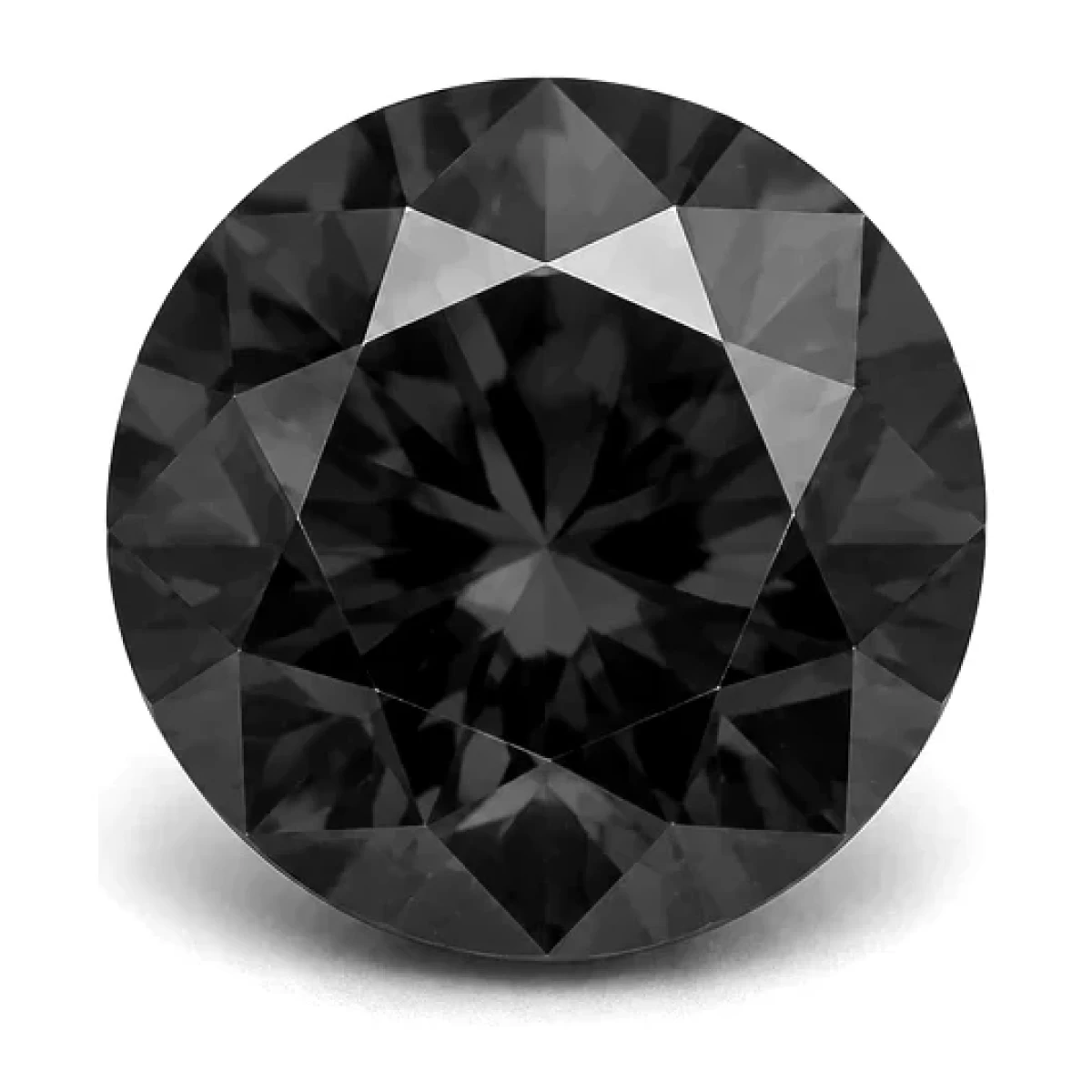 Synthetic White Sapphire Round cut gemstone reference image | GemTrove