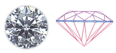 Princess loose diamond