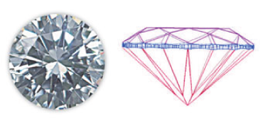 Cushion loose diamond