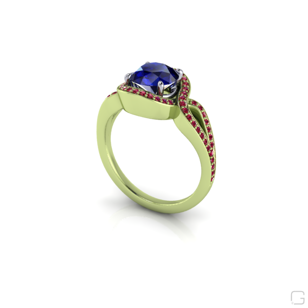 blue-sapphire-ruby-rings-14-karat-green-gold