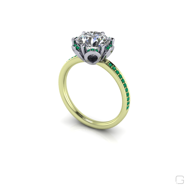 diamond-emerald-rings-18-karat-green-gold