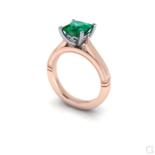 emerald--rings-18-karat-rose-gold