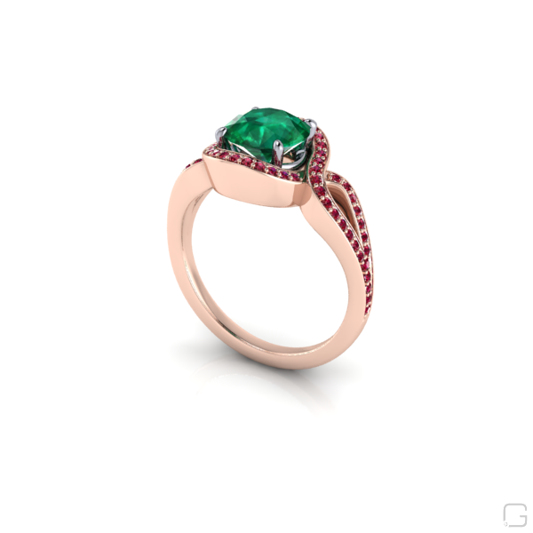 emerald-ruby-rings-18-karat-rose-gold