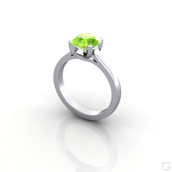 peridot--rings-platinum