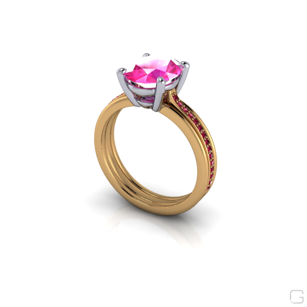 pink-sapphire-ruby-rings-18-karat-yellow-gold