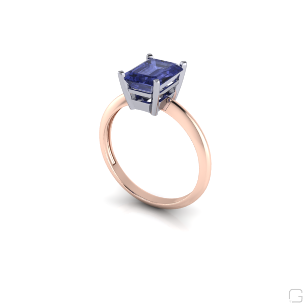 tanzanite--rings-18-karat-rose-gold