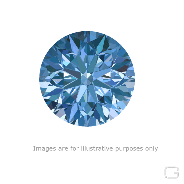 blue round diamond